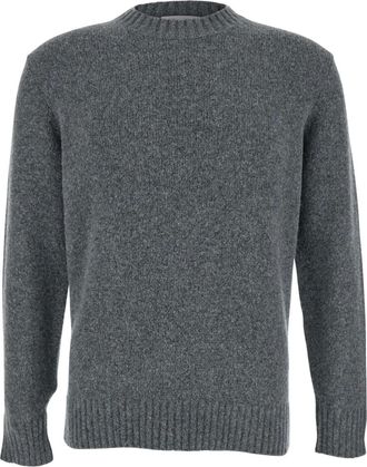 KANGRA Maglione girocollo in lana - Grigio