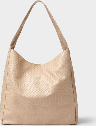 Simons Womens Basketweave tote bag