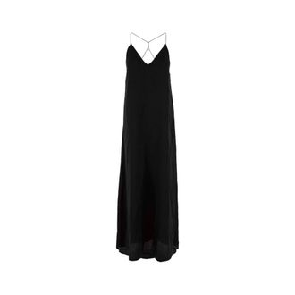 The Nina Studio Athena Dress - Dames - Maxi kleedjes - Zwart - XS - Polyester - Kleedjes