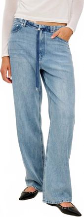 Rails Normandie Relaxed Drapey Fit Pant In Antique Blue