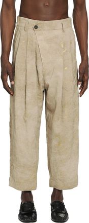 Ziggy Chen Gold Leaf Trousers