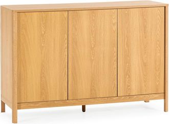 HOMN Aparador 3 puertas efecto roble