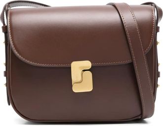 SOEUR Borsa a tracolla Bellissima mini in pelle - Marrone