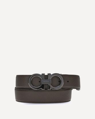 Ferragamo Reversible Gancini Belt Male 100