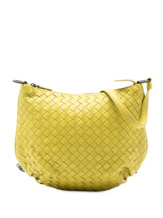 Bottega Veneta 2012-2025 Nappa Intrecciato crossbody bag - women - Nappa Leather - One Size - Yellow