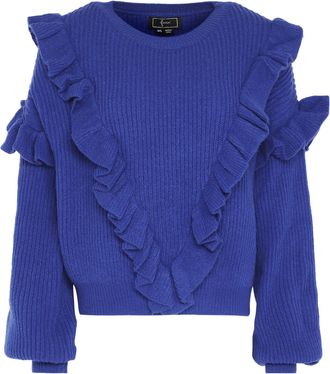 Faina Jumper Dames kobalt blauw