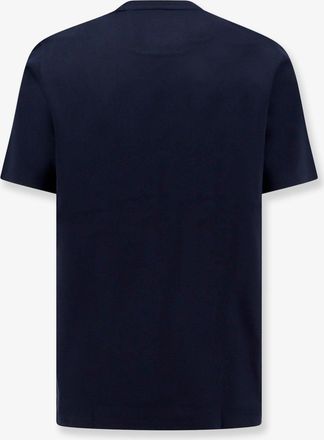 HUGO BOSS Mens Cotton T-Shirt Blue T-Shirts And Polos