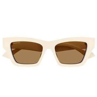 Gucci Gg1753S Sunglasses - female - Gucci - Sunglasses - White - 53 MM - Accessories