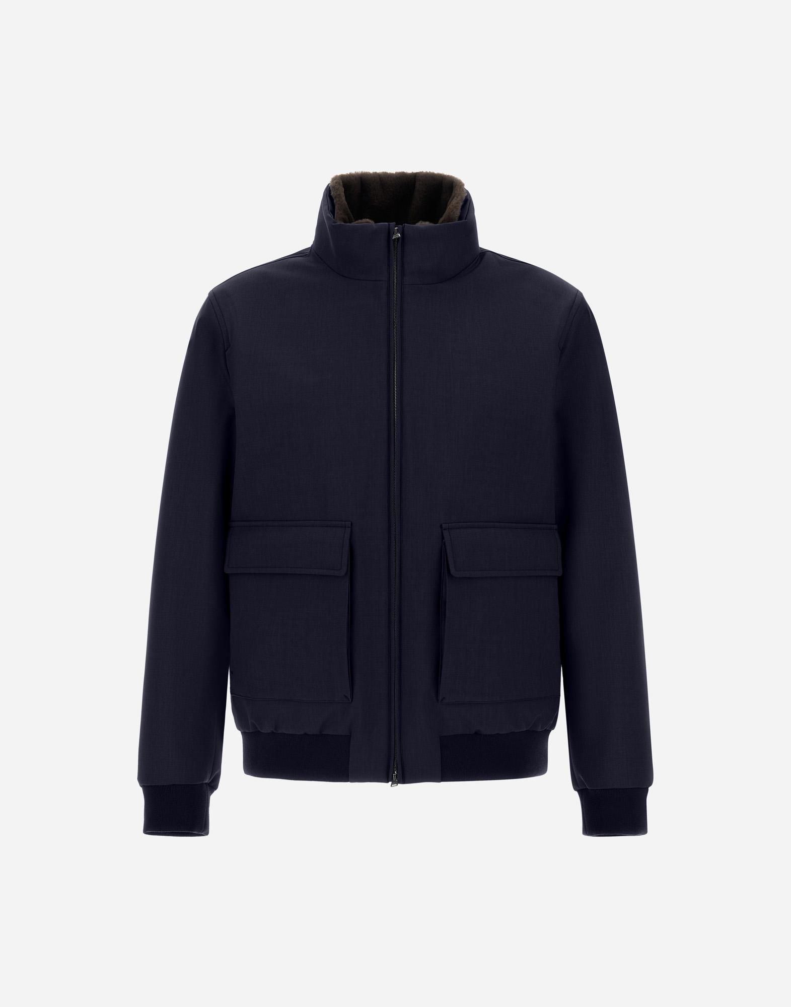 Tommy Hilfiger Herren Blouson Übergangsjacke, Blau (Desert Sky