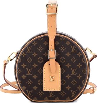 Louis Vuitton Petite Boite Chapeau Bag Monogram Canvas crossbody bag - Bruin