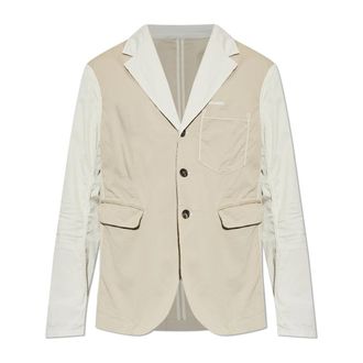Dsquared2 Light Jackets, male, Beige, Size: 3XL Logo Jacket