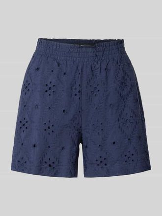 Vero Moda Regular Fit Shorts aus reiner Baumwolle Modell ELIZA in Dunkelblau, Gr&ouml;&szlig;e XL