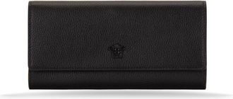 Versace Portefeuilles & Kaarthouders - Dames - Portefeuilles - Zwart - ONE Size - Leer - Accessoires