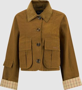 Barbour Veste Dalbury Casual Tan Beige Tattersall