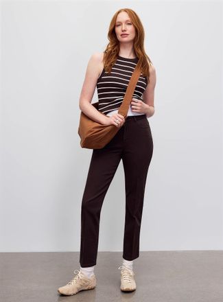 Contemporaine Womens Lightweight denim stretch pant Fit: Straight leg, regular rise