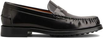 Tod's leather loafers - men - Calf Leather/Calf Leather/Calf Leather/Rubber - 10.5 - Black