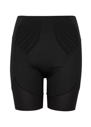 Spanx Haute Contour Mid-thigh Shorts - Black - XS