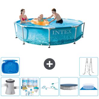 Intex Piscina Con Estructura Redonda - 305x76 Cm - 8-piezas S20376