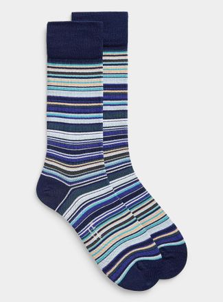 Paul Smith Mens Pinstripe dress socks
