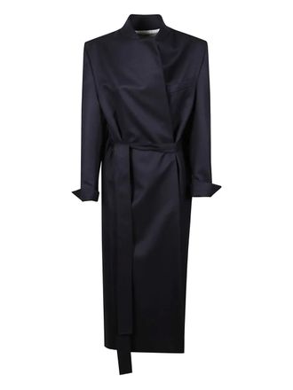 SA SU PHI belt coat - women - Wool - 40 - Black