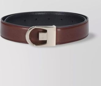 Saint Laurent adjustable reversible belts metal buckle