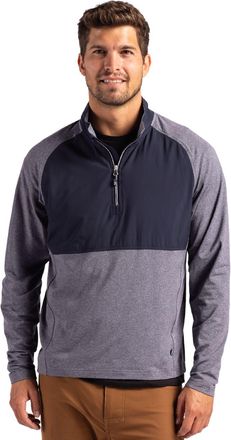 Cutter & Buck Adapt Eco Knit Hybrid Recycled Mens Quarter Zip