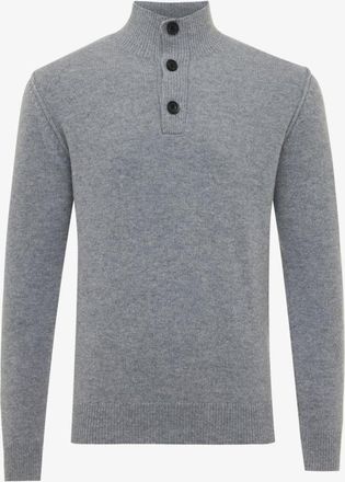 Genti Turtleneck 3 Buttons | Grijs
