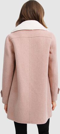 Belle & Bloom Liberty Sherpa Collar Wool Blend Coat