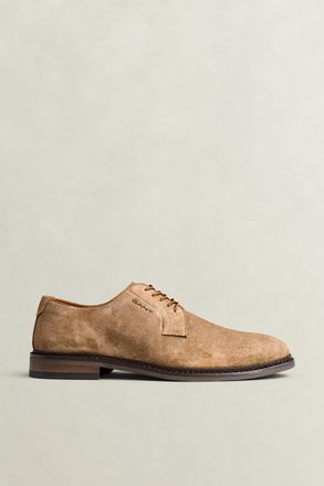 GANT Men Bidford Suede Derby Shoes (41) WARM KHAKI