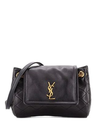 Saint Laurent Nolita Satchel Quilted Leather Mini crossbody bag - Nero