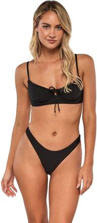 Swim Systems Avila Underwire Bikini Swimsuit Top in Black at Nordstrom, Size Xx-Large