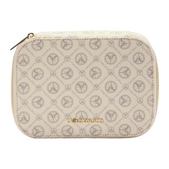 Carlo Colucci Klassieke Cosmetische Tas Cracogna - Heren - Toilettassen - Beige - ONE Size - Tassen
