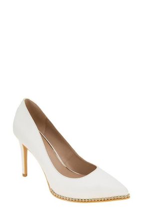 BCBGeneration Hawti Pointed Toe Pump in White at Nordstrom, Size 7.5
