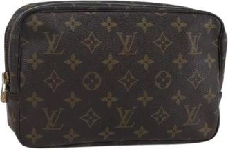 Louis Vuitton Pre-owned Clutches, female, Brown, Size: ONE SIZE Pre-owned Vintage Canvas Clutch