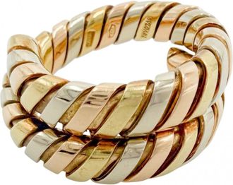 Bulgari Yellow Gold (18K) Pink Gold (18K) White Gold (18K) Band Ring (Pre-Owned)