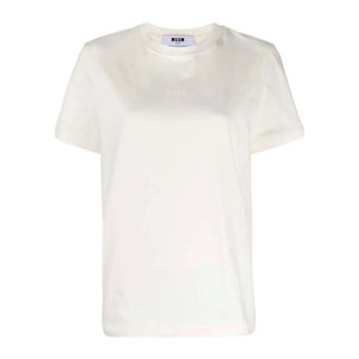 Msgm Msgm, Dames, Tops, Wit, Maat: M Jersey