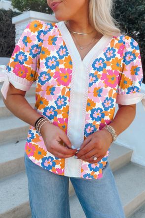 Azura Exchange Bloemenprint Overhemdtop