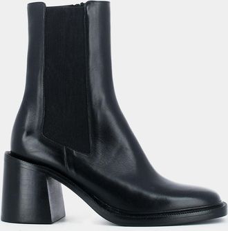 Jonak Bottines in leer met elastiek Danube