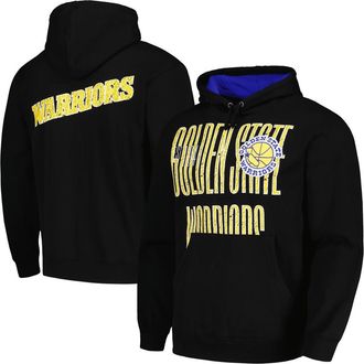 Mitchell & Ness Mens Mitchell & Ness Black Golden State Warriors Hardwood Classics OG 2.0 Pullover Hoodie at Nordstrom, Size Large