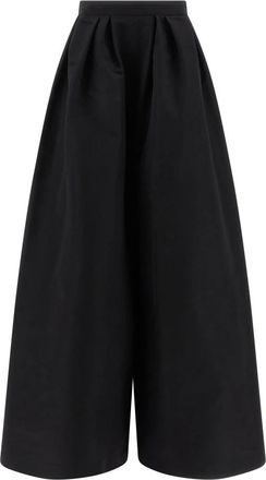 Carolina Herrera Broeken, Dames, Zwart, L, Palazzo Broeken