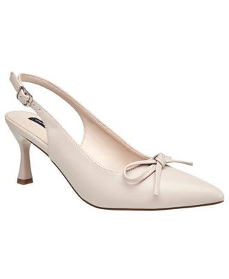 French Connection Brinny Small Bow Kitten Heel in Nude at Nordstrom, Size 10