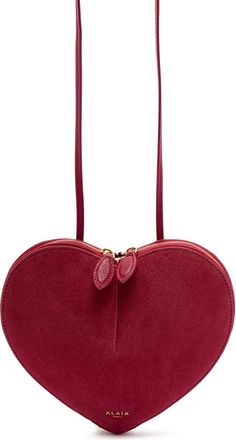 Alaia Le Coeur Bi-Material Bag In Leather