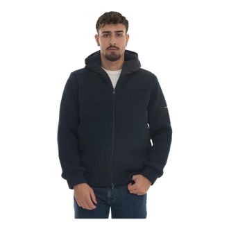 Emporio Armani Bomberjack - Heren - Bomber jackets - Blauw - M - Polyester - Jassen