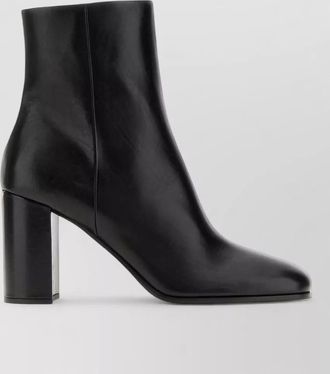 Prada leather ankle boots