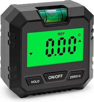 OEM Nivel L&aacute;ser, Medidor &Aacute;ngulo Digital Lcd Magn&eacute;tico, Nivel Burbuja Magn&eacute;tico, Nivel Burbuja Medidor &Aacute;ngulo Electr&oacute;nico Digital Pantalla Lcd, Negro