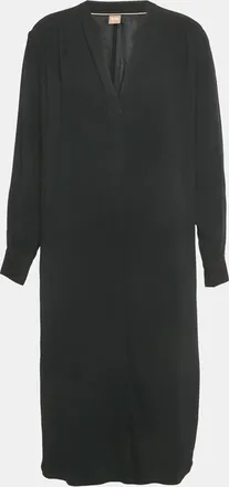 HUGO BOSS Boss By Hugo Boss Black Crepe Short Dress