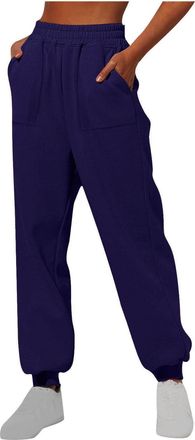 Generic Skinny Joggers Womens Womens Plain Casual Sweatpants Baggy Tapered Leg Lounge Trousers with Elastic Drawstring Waist and Soft Pockets Tracksuit Bottom