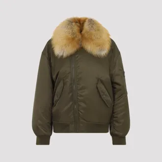 Saint Laurent Shearling-bommenwerper