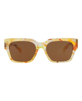 Chlo&eacute; Square-Frame Recycled Acetate Sunglasses