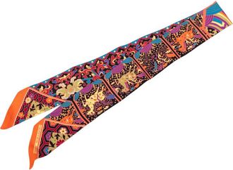Herm&egrave;s Pre-owned Hermes Collections Imperiales Silk Twilly Scarf Ladies 98954EB0MY46DM9H
